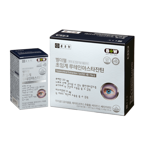 벨더웰 초임계 루테인아스타잔틴 500mg 60캡슐(30캡슐x2)