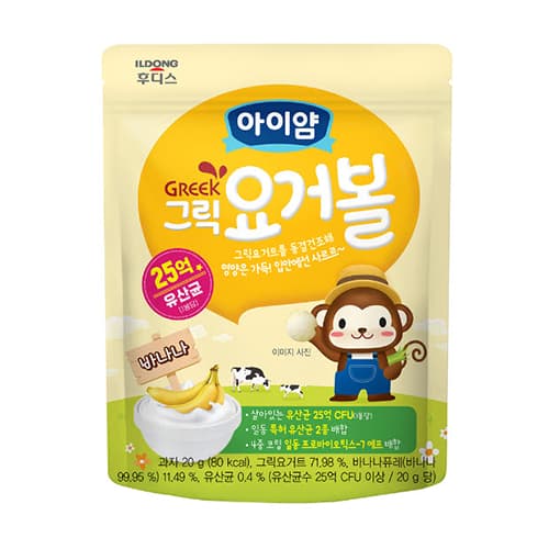일동후디스 그릭요거볼 바나나