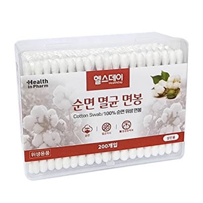 헬스데이 순면 멸균면봉