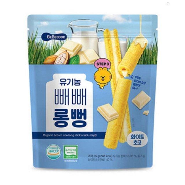 베베쿡 유기농 빼빼롱뻥 (화이트쵸코)STEP 3-BB354759