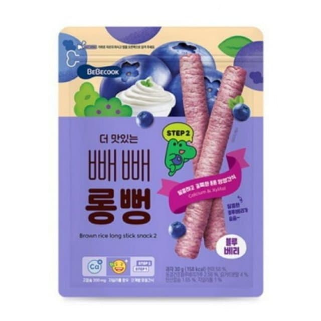 베베쿡 더 맛있는 빼빼롱뻥 블루베리