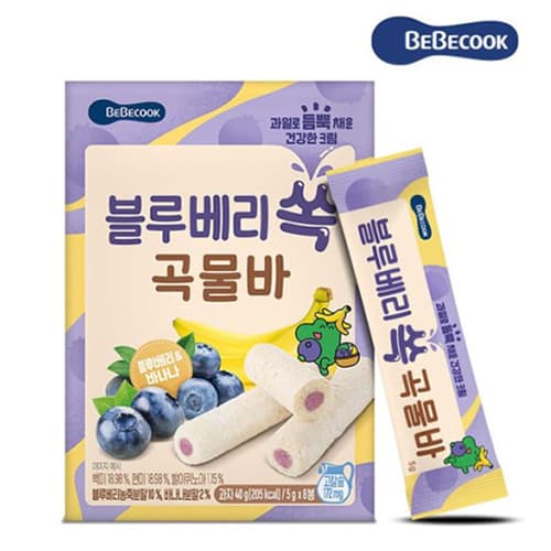 베베쿡 블루베리쏙 곡물바