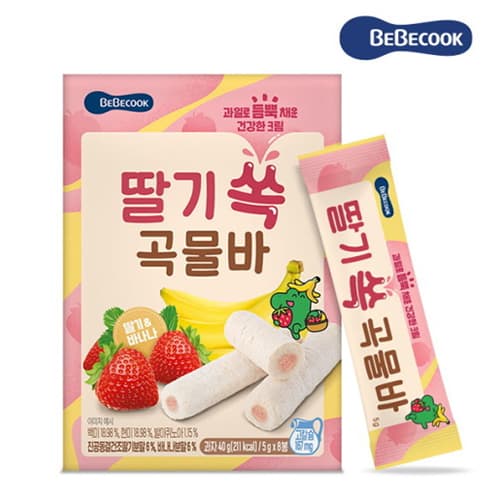 베베쿡 딸기쏙 곡물바