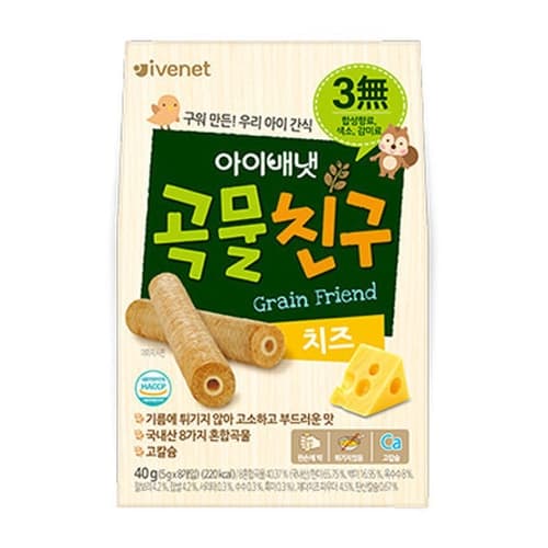 아이배냇 곡물친구 치즈