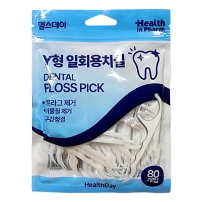 헬스데이 일회용 치실 (Y형)