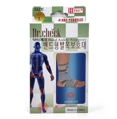 닥터체크 밴드형 발목 보호대 좌우겸용