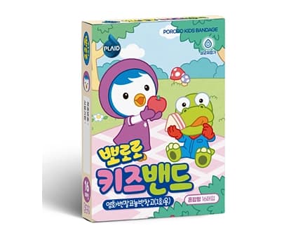 플레이드 뽀로로 키즈밴드
