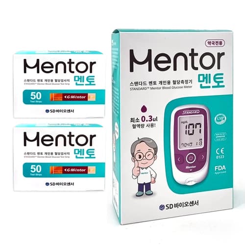 글루코 스탠다드 멘토 혈당측정기기