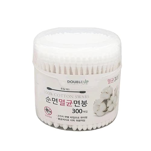 더블업 순면 멸균면봉 300
