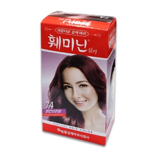 훼미닌 실키 새치 멋내기용 염색