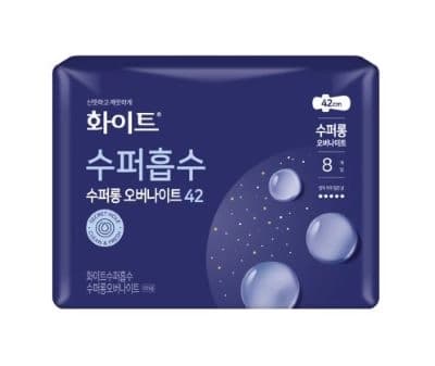 화이트 수퍼흡수 수퍼롱 오버나이트 42