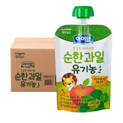 후디스 아이얌 유기농 순한과일 ID555038
