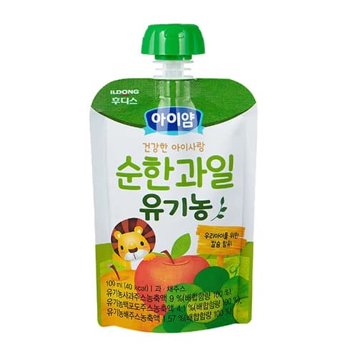 후디스 아이얌 유기농 순한과일
