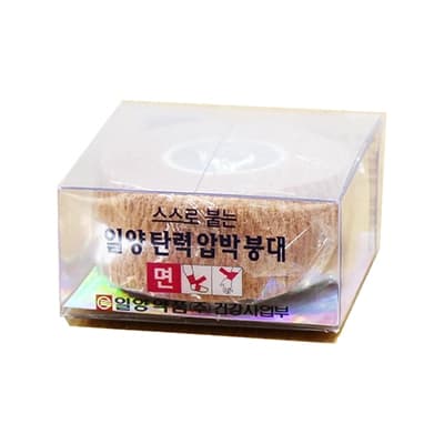 스스로 붙는 일양 탄력 압박 붕대 면 (1인치) 자가점착식 IY178865