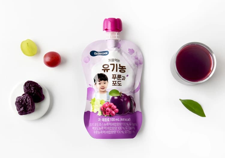 베베쿡 처음먹는 유기농 (푸룬과 포도) BE353455