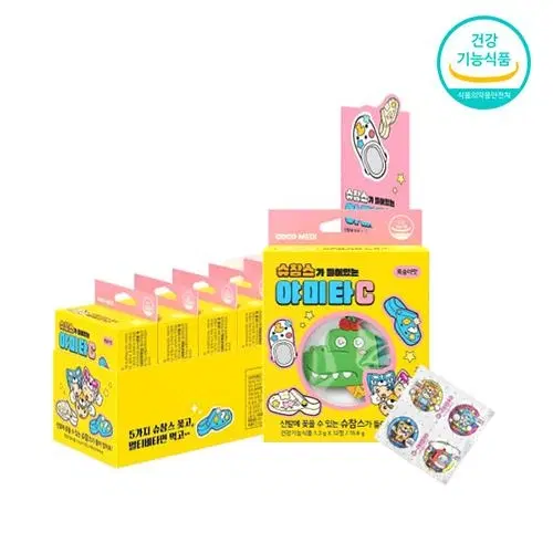 슈참스가 들어있는 야미타C(복숭아맛) 세트