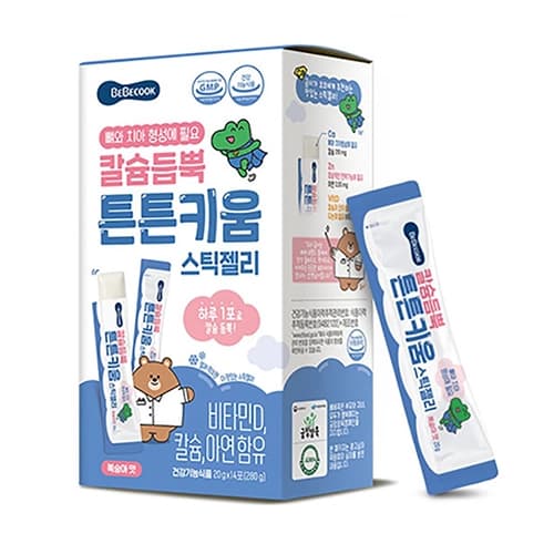 베베쿡 칼슘듬뿍 면역키움 스틱젤리
