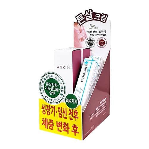 에이스킨 튼살크림+힐텀 스트레치 겔(튼살케어) 진열세트