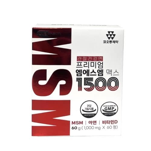 코오롱 관절건강엔 프리미엄 엠에스엠 맥스 1500