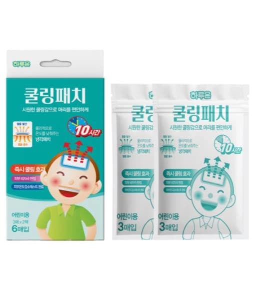 GL 하루온 쿨링패치(어린이용) 하이드로겔 패치형 저자극