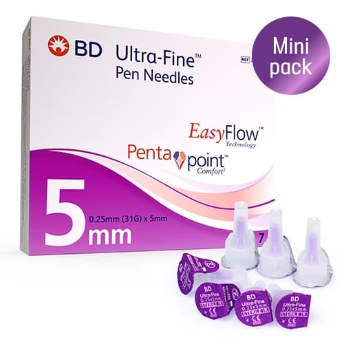비디 울트라파인 펜니들 미니패키지(위고비/삭센다 호환 멸균주사침) 31G*5mm