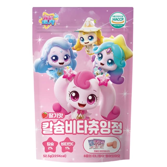 캐치티니핑 칼슘비타 츄잉정 (딸기맛) 세트