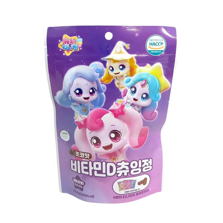 캐치티니핑 비타민D 츄잉정 (초코맛)