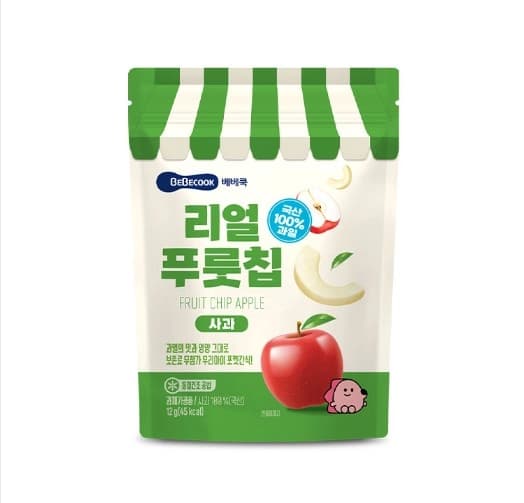 베베쿡 리얼푸룻칩 사과