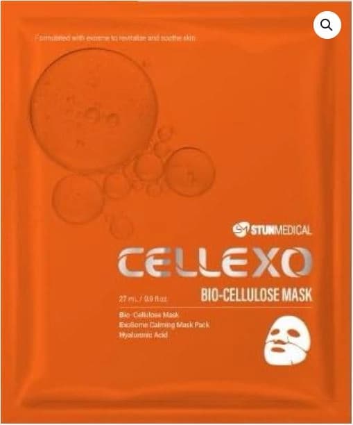 셀엑소(CELLEXO) 바이오셀룰로스 페이스 마스크 1EA(30mlX5ea), 엑소좀 진정마스크팩