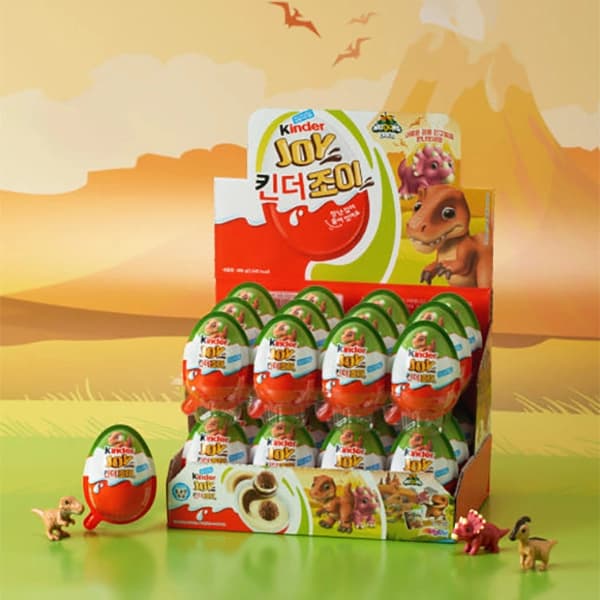 킨더조이 (나툰즈) 공룡 어린이 초코 과자