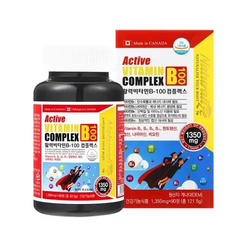 내츄럴라이즈 액티브 활력비타민B-100 컴플렉스