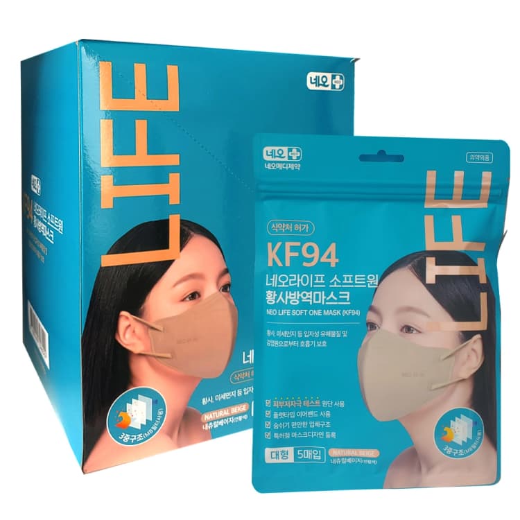 2D 네오 라이프 소프트 황사방역마스크KF94