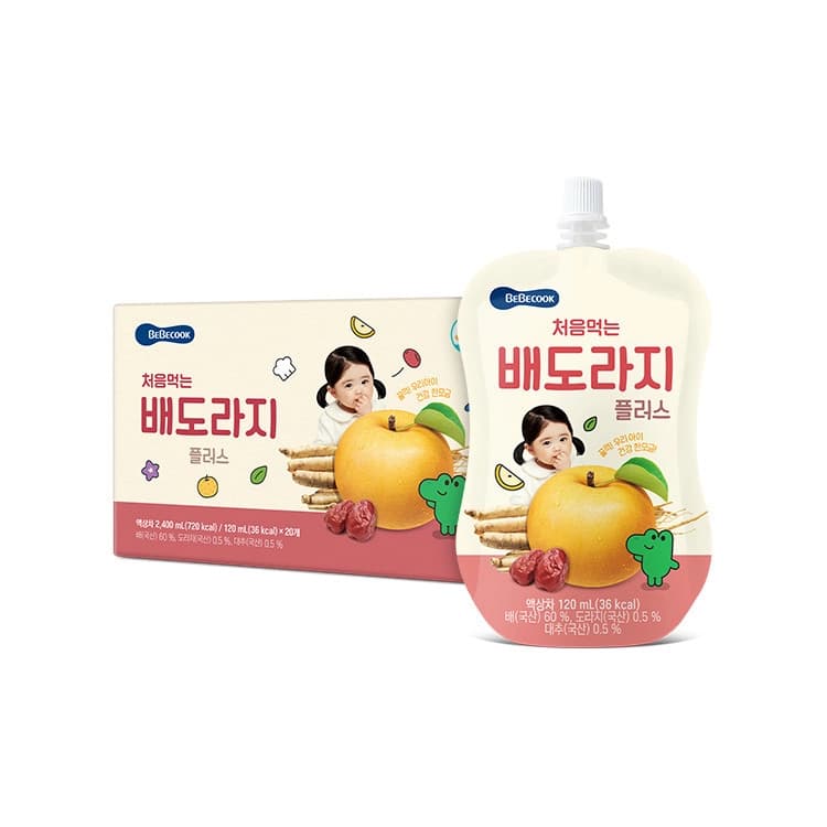 베베쿡 처음먹는 배도라지 플러스 세트