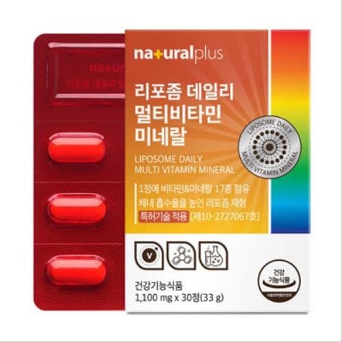 내츄럴플러스 리포좀 데일리 멀티비타민 미네랄