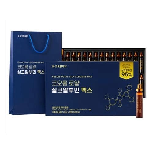 코오롱제약 로얄 실크알부민 맥스(쇼핑백포함)