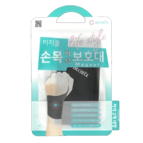 닥터체크 이지쿨 손목 자석 보호대