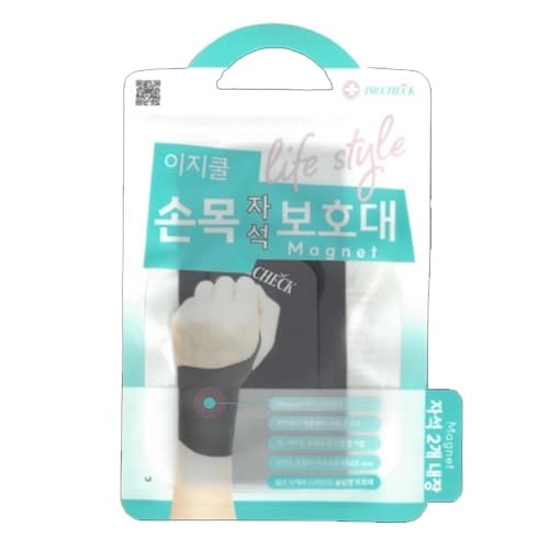 닥터체크 이지쿨 손목 자석 보호대