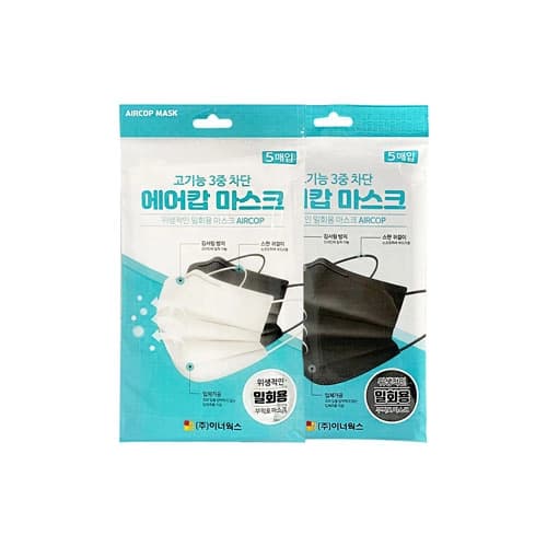 에어캅 일회용 마스크