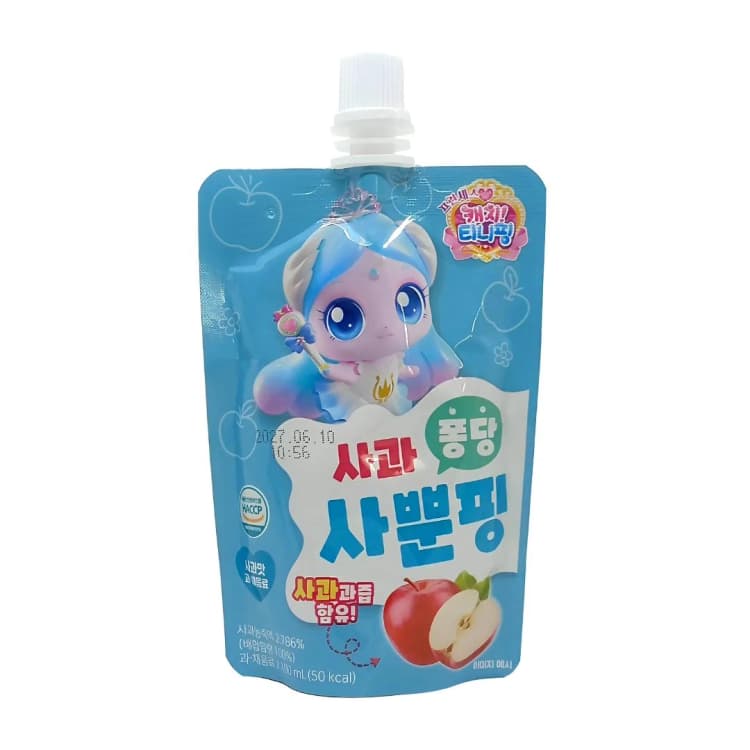 캐치티니핑 음료 사과 퐁당 사뿐핑