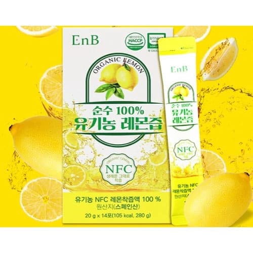 ENB 순수 100% 유기농 레몬즙