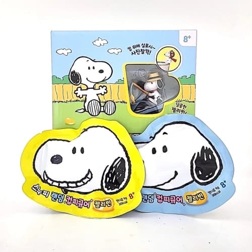 스누피 랜덤 컵피규어 젤리빈