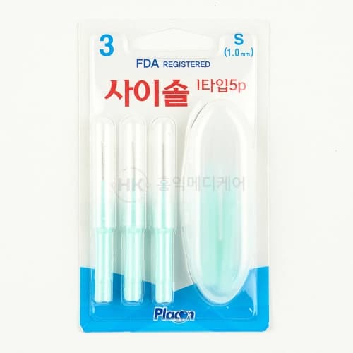 옥산 플라콘 사이솔 I타입 치간칫솔