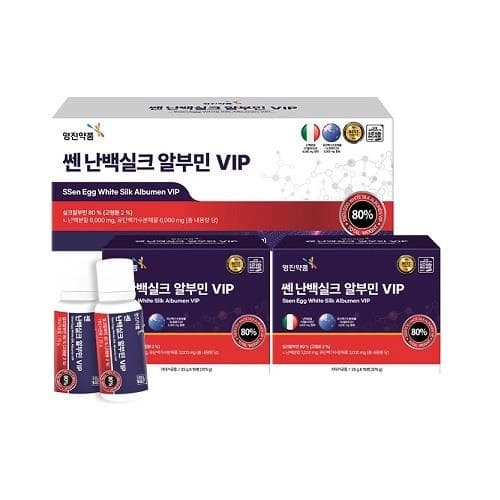 영진약품 쎈 난백실크 알부민 VIP(쇼핑백포함)