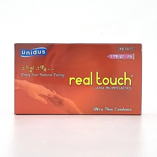 유니더스 리얼터치 콘돔 초박형
