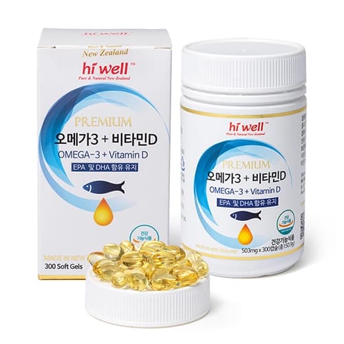 [하이웰] 오메가3+비타민D