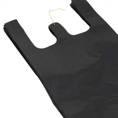 튼튼한 약국 비닐봉투 (박카스2박스용/검정색 26*48cm)