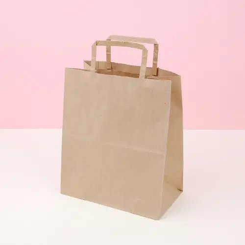 종이 쇼핑백 / 크라프트 종이봉투 400매 (중)