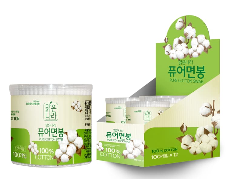 맑은나라 퓨어면봉