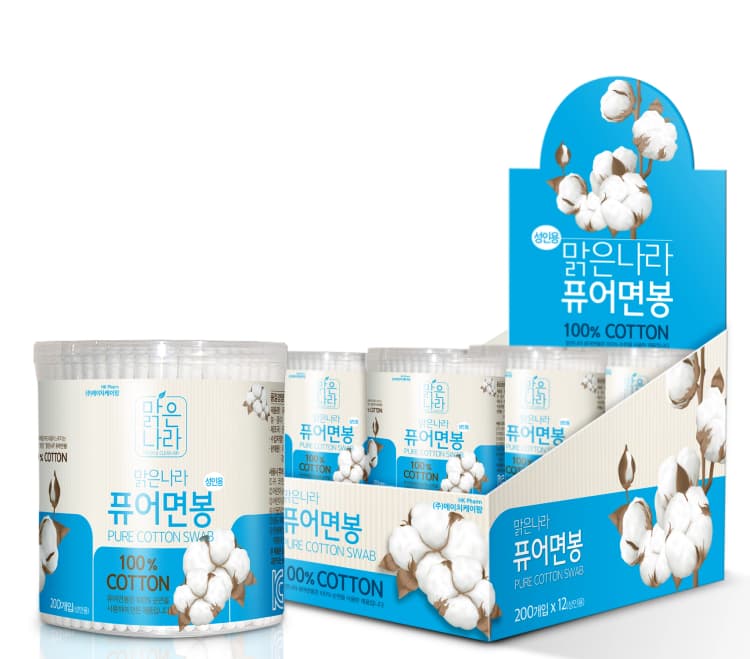 맑은나라 퓨어면봉