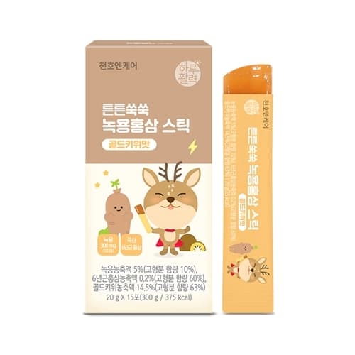 [천호엔케어] 튼튼쑥쑥 녹용홍삼스틱